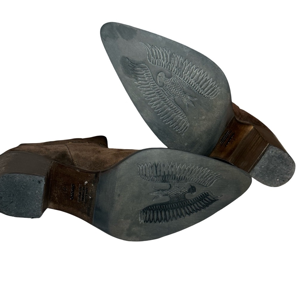 Donna Piu Suede Western Boots Made in Italy Size 41 (US 10.5–11) - Picture 9 of 9